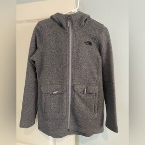 The North Face Gray Full-Zip Hoodie